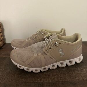 On Running Light Tan Sneakers